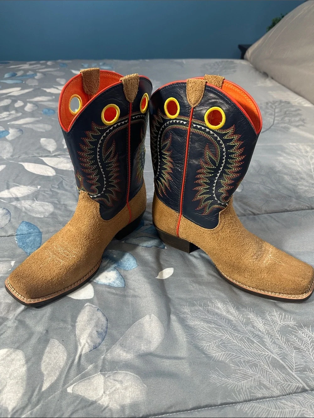 EUC Ariat Kids Derby Monroe Western Boot Sz 6